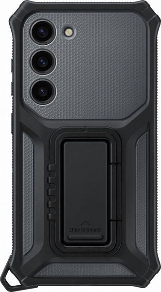 Чохол-накладка Samsung S23 Rugged Gadget Case EF-RS911CBEGRU Titan 265243 фото