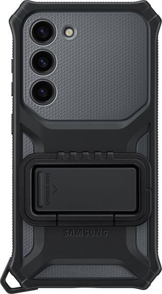 Чохол-накладка Samsung S23 Rugged Gadget Case EF-RS911CBEGRU Titan 265243 фото