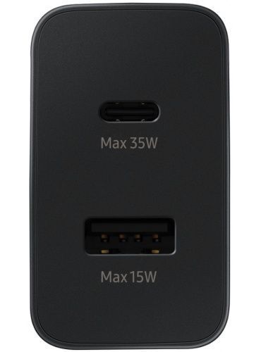 Зарядний Пристрій Samsung 35W EP-TA220NBEGRU Power Adapter Duo Black 208127 фото