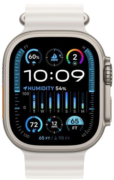 Смарт-годинник Apple Watch Ultra 2 GPS + LTE 49mm Titanium Case With White Ocean Band MREJ3 277291 фото