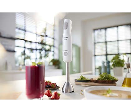 Блендер Philips заглибний Daily Collection 650Вт, 4в1, білий (HR2537/00) 368479 фото