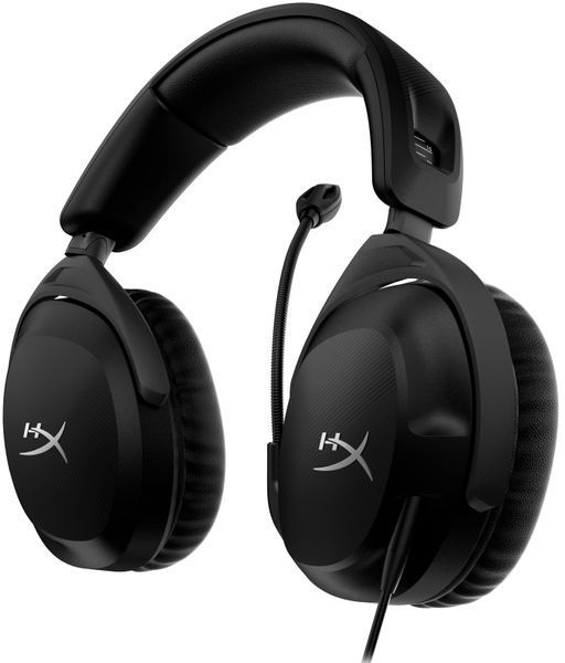 Гарнітура ігрова HyperX Cloud Stinger 2, mini-jack/dual 3.5мм, 2м/0.15м, чорний (519T1AA) 362896 фото