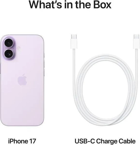 Смартфон Apple iPhone 17 256GB Lavender e-Sim (MG494) 396615 фото