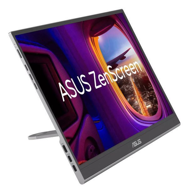 Монітор портативний Asus 15.6" ZenScreen MQ16AHE mHDMI, USB-C, OLED, 1ms, DCI-P3 100%, HDR10, Cover 365886 фото