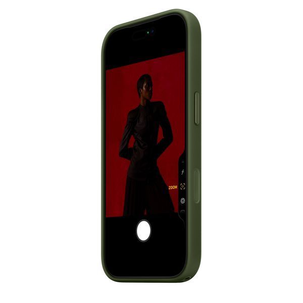 Чохол-накладка iPhone 17 Pro Max TechWoven Case with Animation & MagSafe Green 396160 фото