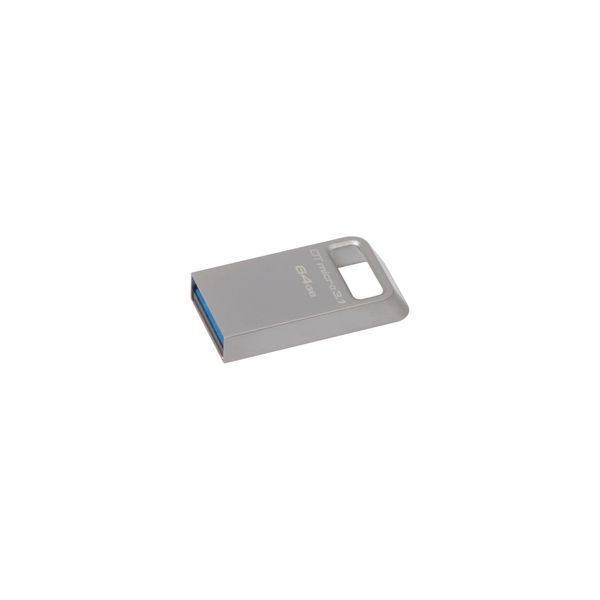 Накопичувач Kingston 64GB USB 3.2 Type-A Gen1 DT Micro R200MB/s Metal (DTMC3G2/64GB) 374871 фото