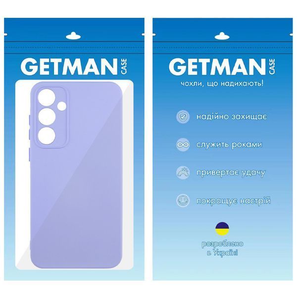 Чохол TPU GETMAN Liquid Silk Full Camera для Samsung Galaxy S23 FE Бузковий / Dasheen 323873 фото