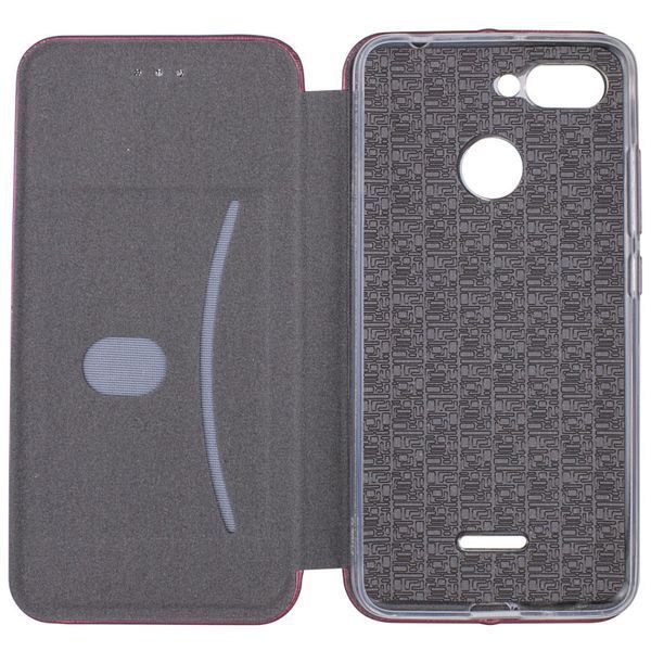 Шкіряний чохол (книжка) Classy для Xiaomi Redmi 6 Бордовий 286670 фото