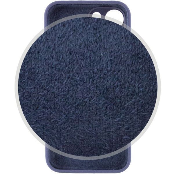 Чохол Silicone Case Full Camera Protective (AA) для Apple iPhone 13 (6.1") Темно-синій / Midnight blue 261913 фото