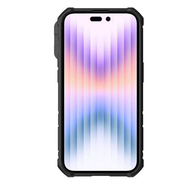 TPU+PC чохол Nillkin CamShield Armor Pro no logo (шторка на камеру) для Apple iPhone 14 Pro Max Чорний 261682 фото