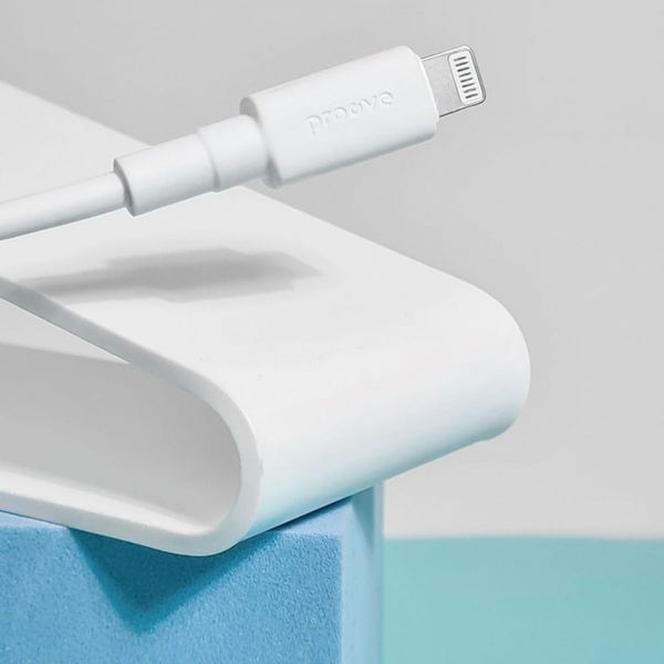 Кабель Proove Small Silicone Type-C to Lightning 20W (1m) (CCSM20002102) White 286740 фото