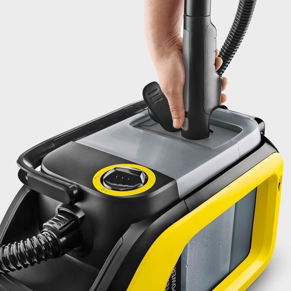 Пилосос професійний акумуляторний миючий Karcher SE 3-18 18В контейнер для води 1.7л 3.65кг (1.081-500.0) 379526 фото