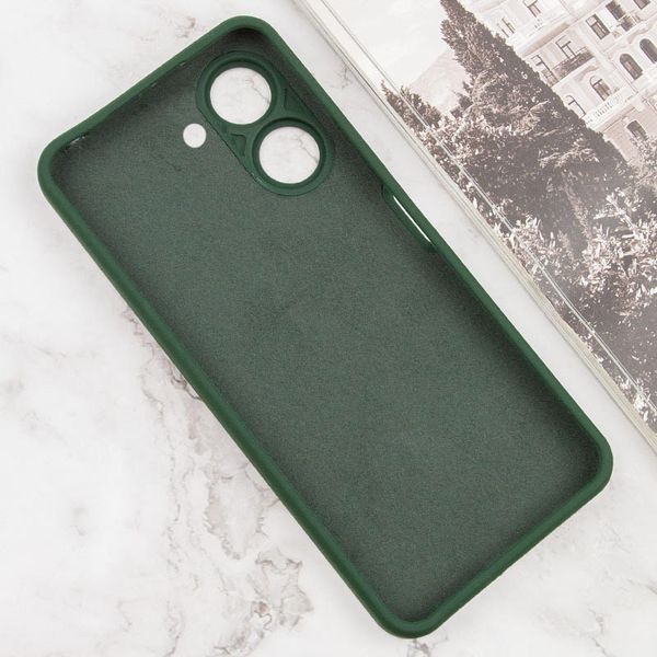 Чохол TPU GETMAN Liquid Silk Full Camera для Xiaomi Redmi 13C / Poco C65 Зелений / Dark green 323802 фото