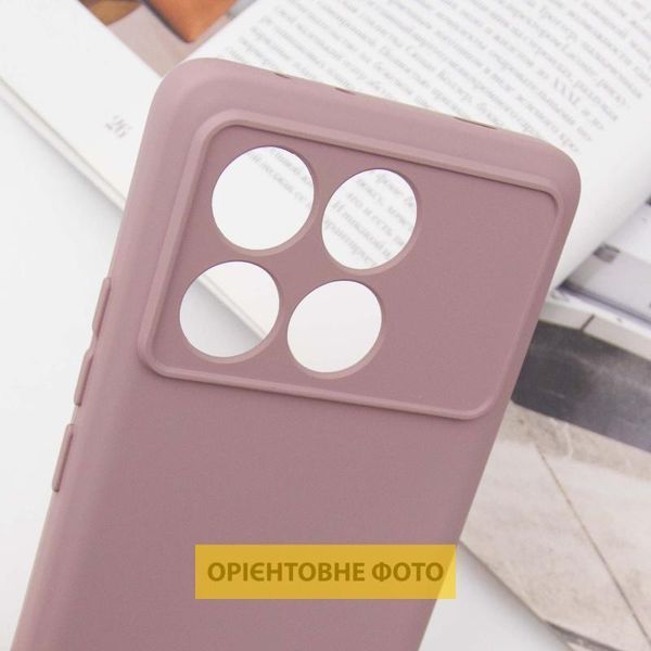 Чохол TPU GETMAN Liquid Silk Full Camera для Xiaomi Poco X6 / Note 13 Pro 5G Рожевий / Pink Sand 397759 фото