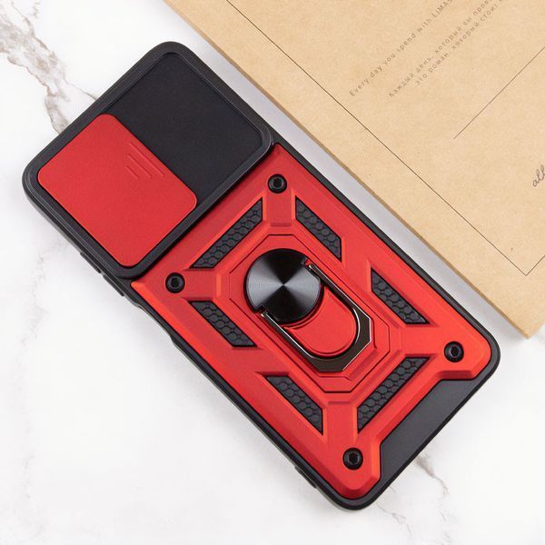Ударостійкий чохол Camshield Serge Ring для Xiaomi Redmi Note 11 Pro 4G/5G/Note 11E Pro/ 12 Pro 4G Червоний 255865 фото