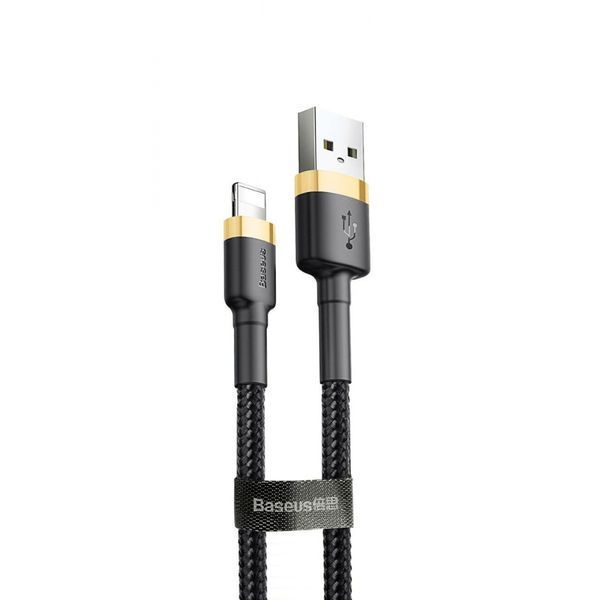 Кабель Baseus Cafule Lightning 2.0 М 2 A CALKLF-CV1 B-Gold 252291 фото