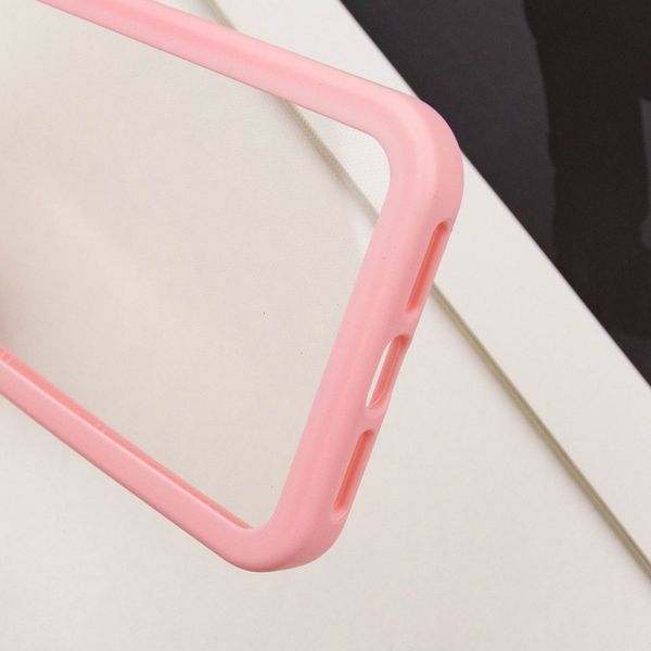TPU чохол Transparent + Colour 1,5mm для Apple iPhone 15 (6.1") Pink 296093 фото