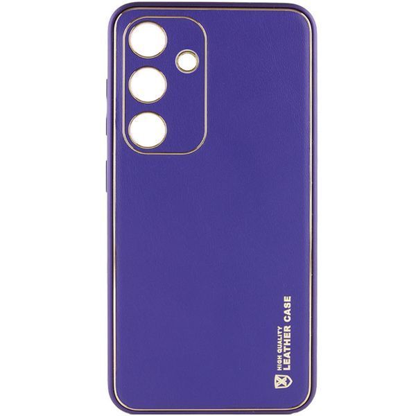 Шкіряний чохол Xshield для Samsung Galaxy S24 Фіолетовий / Ultra Violet 285976 фото