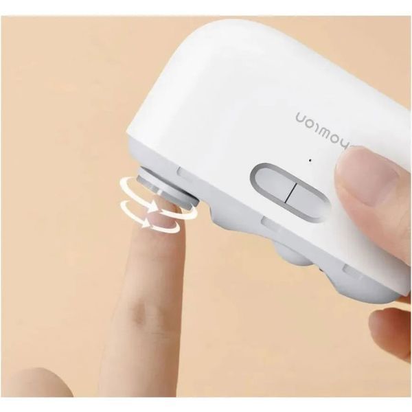 Машинка для стрижки нігтів Xiaomi Xiaolang Electric Polishing Nail Clipper (LQ-EDZJD01) White 291783 фото