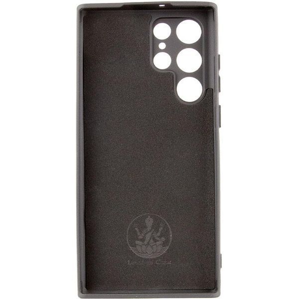 Чохол TPU GETMAN Liquid Silk Full Camera для Samsung Galaxy S24 Ultra Чорний / Black 404117 фото