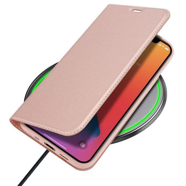 Чохол-книжка Dux Ducis з кишенею для візиток для Apple iPhone 12 Pro Max (6.7") Rose Gold 201818 фото