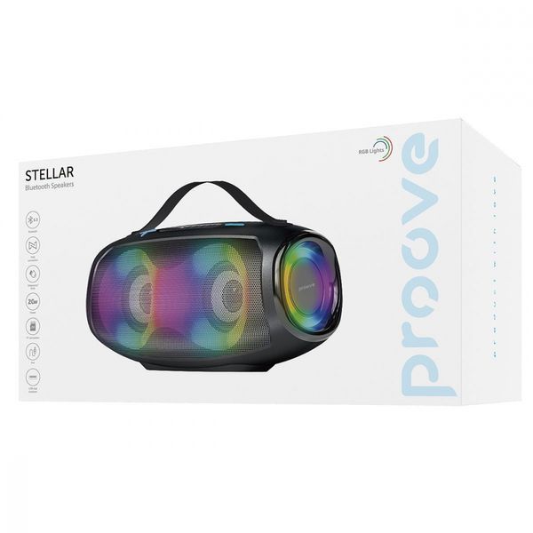 Портативна Акустика Proove Stellar 20W (APP) black (PDSL20001AP01) 408220 фото