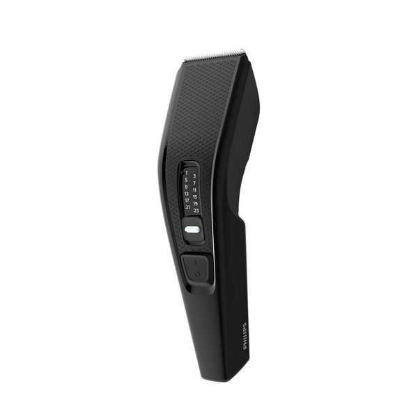 Машинка для стриження Philips Series 3000, від мережі, роторний мотор, насадок-2, сталь, чорний (HC3510/15) 370085 фото