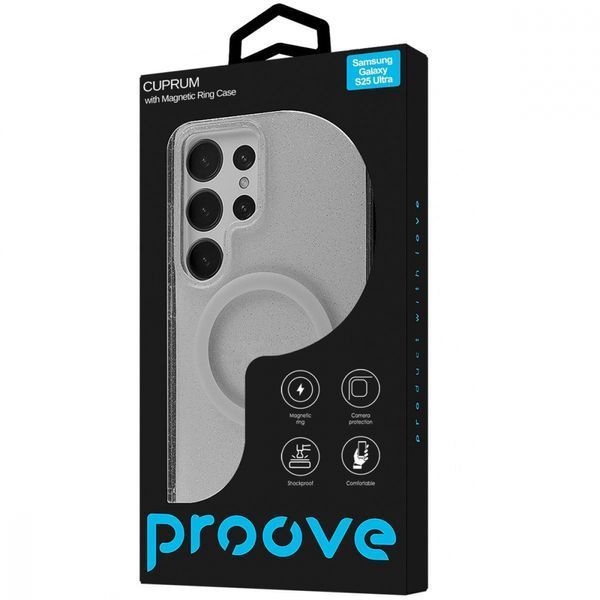 Чохол Proove Cuprum Case with Magnetic Ring Samsung Galaxy S25 Ultra white 377766 фото