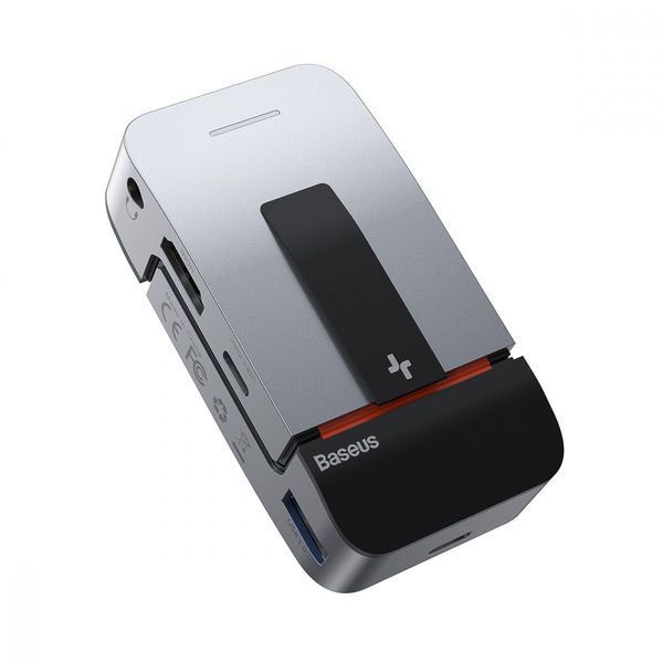 USB-Хаб Baseus Multifunctional Armor Age Type-C Bracket Gray 271362 фото