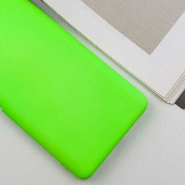 Чохол TPU GETMAN Liquid Silk Full Camera для Xiaomi Redmi 13 4G / Poco M6 4G Салатовий / Neon Green 316136 фото