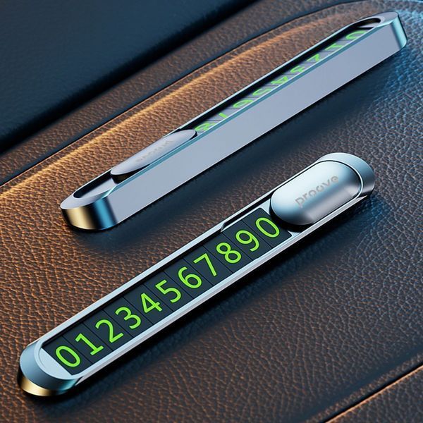 Паркувальна Карта Proove Parking Number Plate Metal Lock (AAPM00000006) silver 338211 фото