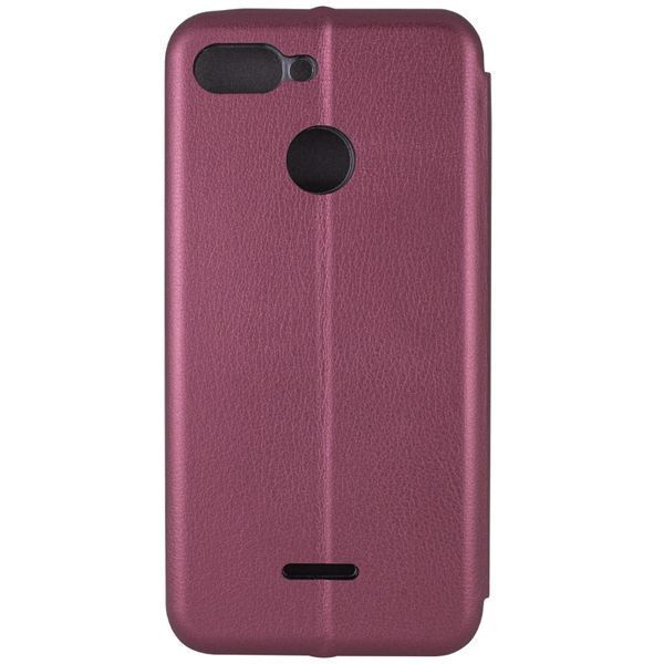 Шкіряний чохол (книжка) Classy для Xiaomi Redmi 6 Бордовий 286670 фото
