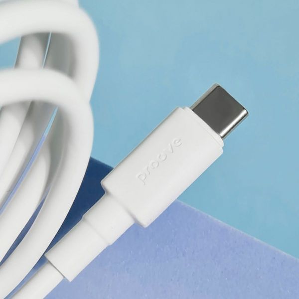 Кабель Proove Small Silicone Type-C to Lightning 20W (1m) (CCSM20002102) White 286740 фото
