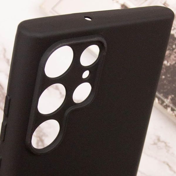 Чохол TPU GETMAN Liquid Silk Full Camera для Samsung Galaxy S24 Ultra Чорний / Black 404117 фото