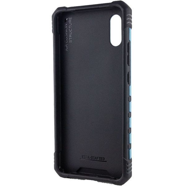 Ударостійкий чохол Pathfinder Ring для Xiaomi Redmi 9A Блакитний / Light Blue 259250 фото