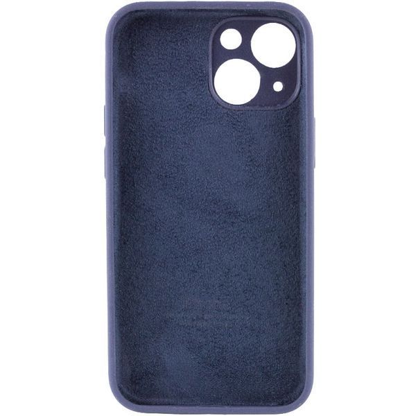 Чохол Silicone Case Full Camera Protective (AA) для Apple iPhone 13 (6.1") Темно-синій / Midnight blue 261913 фото