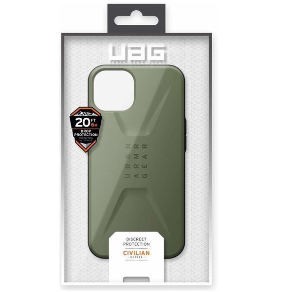 Чохол TPU UAG CIVILIAN series для Apple iPhone 14 Plus (6.7") Зелений 261261 фото
