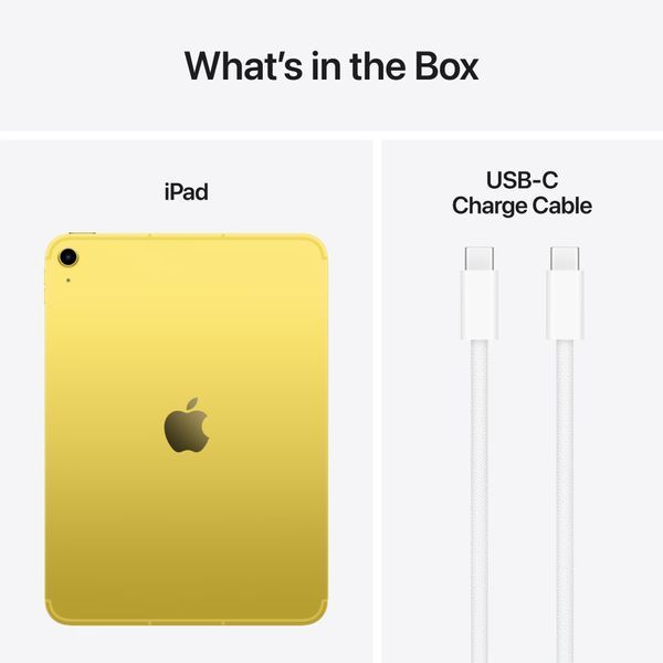 Планшет Apple iPad 11 (2025) Wi-Fi + LTE 128GB Yellow 354146 фото