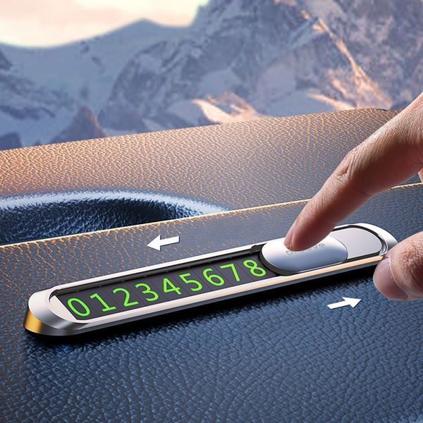 Паркувальна Карта Proove Parking Number Plate Metal Lock (AAPM00000006) silver 338211 фото