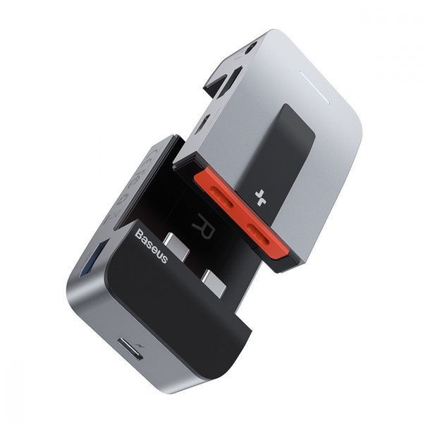 USB-Хаб Baseus Multifunctional Armor Age Type-C Bracket Gray 271362 фото