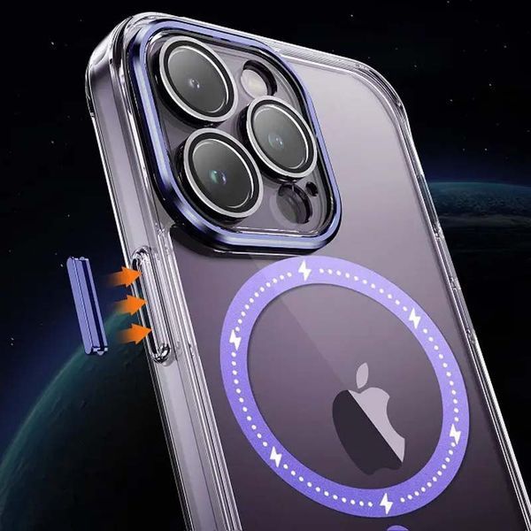 Чохол TPU+PC Colorful with MagSafe для Apple iPhone 13 Pro Max (6.7") Purple 273712 фото