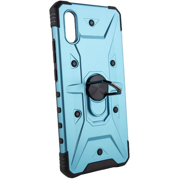 Ударостійкий чохол Pathfinder Ring для Xiaomi Redmi 9A Блакитний / Light Blue 259250 фото