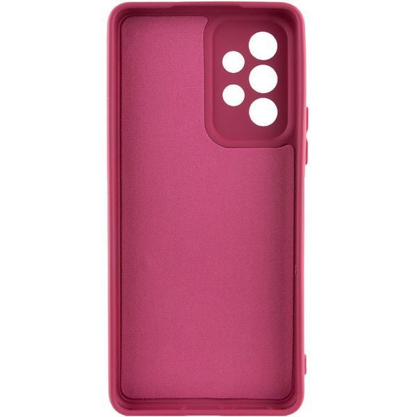 Чохол TPU GETMAN Liquid Silk Full Camera для Samsung Galaxy A13 4G Бордовий / Marsala 340595 фото