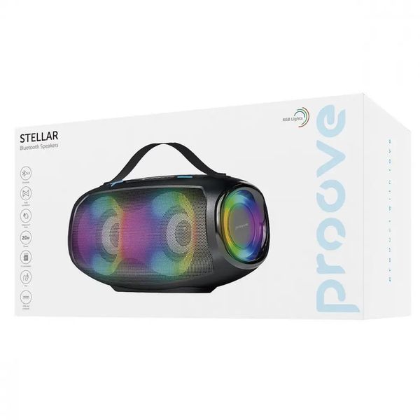 Портативна Акустика Proove Stellar 20W (APP) black (PDSL20001AP01) 408220 фото