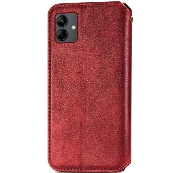 Шкіряний чохол-книжка GETMAN Cubic (PU) для Samsung Galaxy A07 Червоний 391236 фото