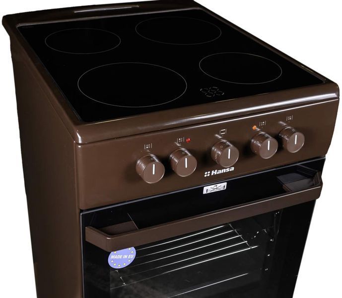 Плита електрична Hansa, 50х60см, 68л, коричневий 390986 фото
