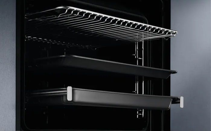 Духова шафа Electrolux електрична, 65л, A, дисплей, конвекція, телескопічні напрямні, чорний (EOF3H50BK) 369264 фото