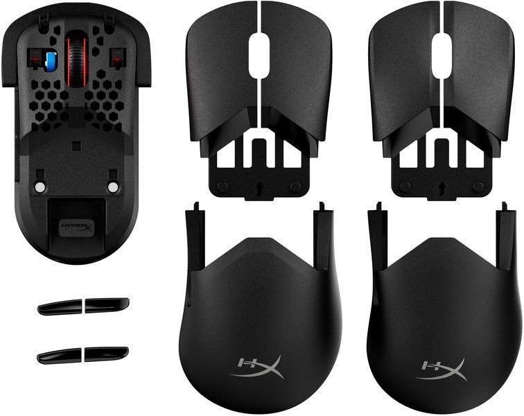 Миша HyperX Pulsefire SAGA PRO, RGB, USB-A/WL/BT, чорний (A2PB2AA) 367133 фото
