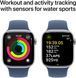 Смарт-годинник Apple Watch Series 10 GPS 46mm Silver Aluminium Case with Denim Sport Band M/L MWWM3 320062 фото 4