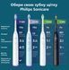 Щітка зубна електр. Philips, Sonicare 6100 Series, 62т. колив/хв, насадок-1, блакитний (HX7406/01) 387634 фото 15